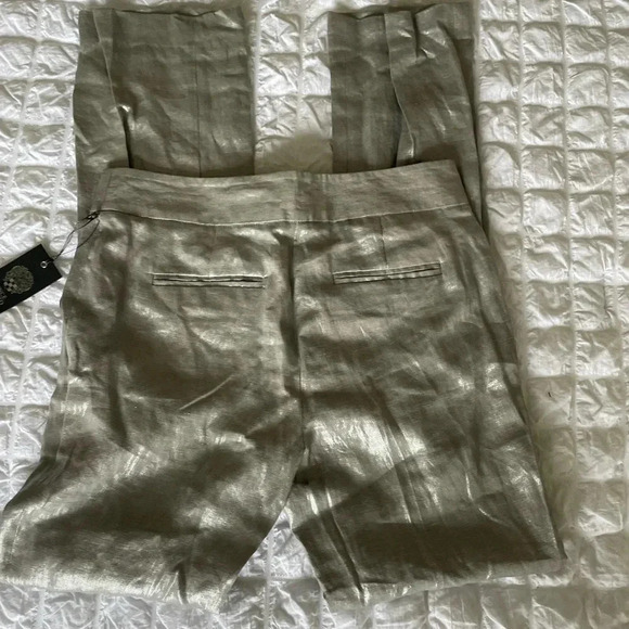 Vince Camuto silver 100% linen pants - Picture 10 of 10